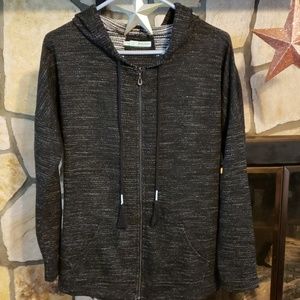 Maurices zipper front hoodie Size L